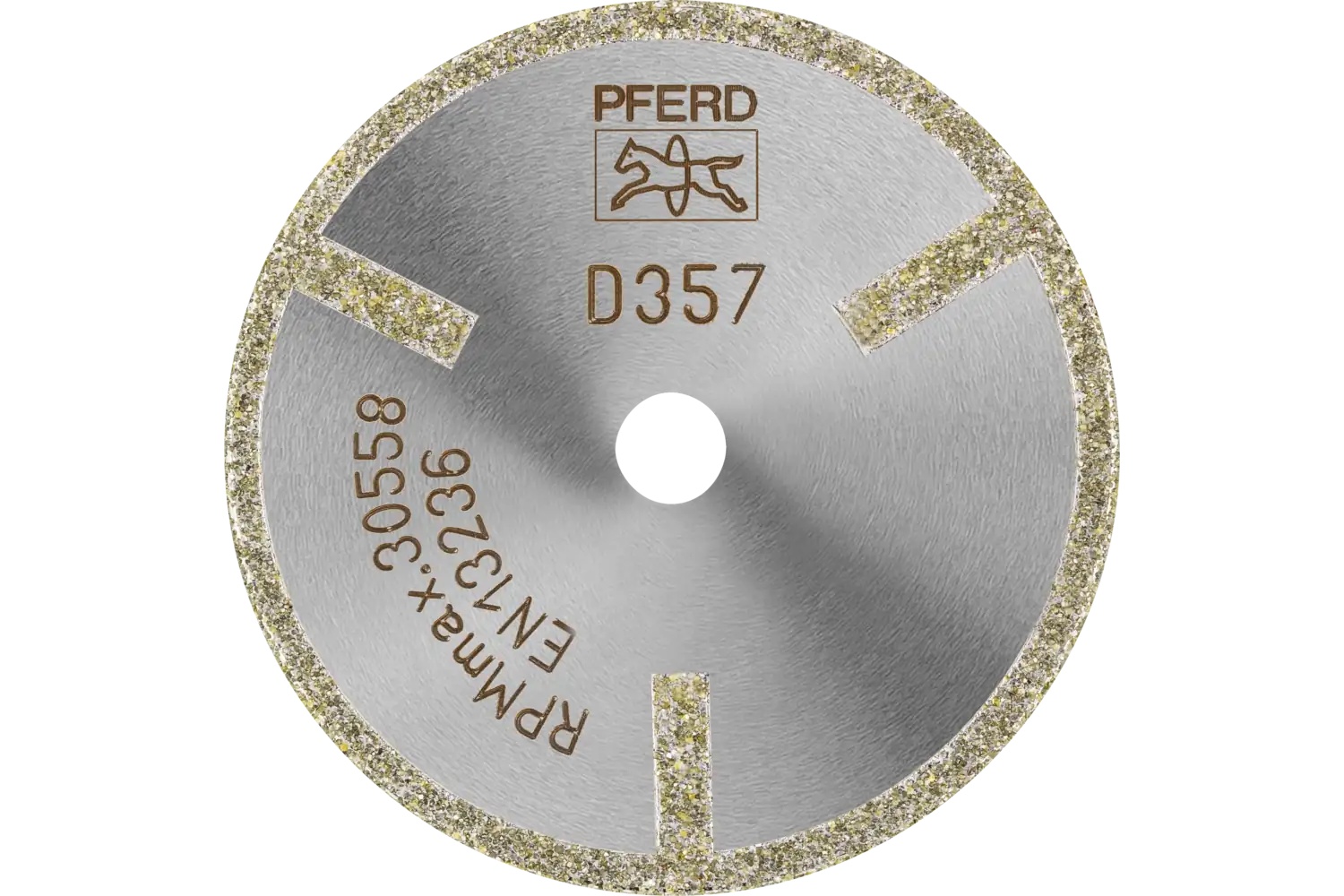 Picture of Pferd Diamond Cut-Off Wheel, 2" X 1/16" X 3/8", Very Coarse Grit D357